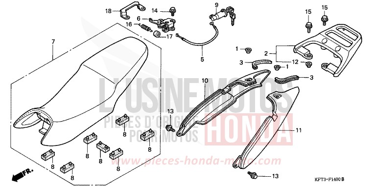 SITZ von City Fly BLACK (NH1E) von 1998